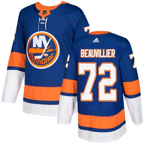 Adidas Men NEW York Islanders #72 Anthony Beauvillier Royal Blue Home Authentic Stitched NHL Jersey->new york islanders->NHL Jersey